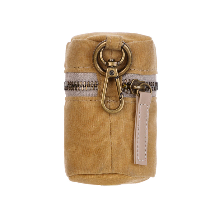 Waxed Canvas Pick-Up Bag Holder - Yellow