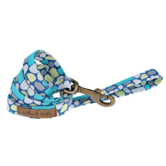 Vegan Canvas Dog Lead - Puli Puli Blue