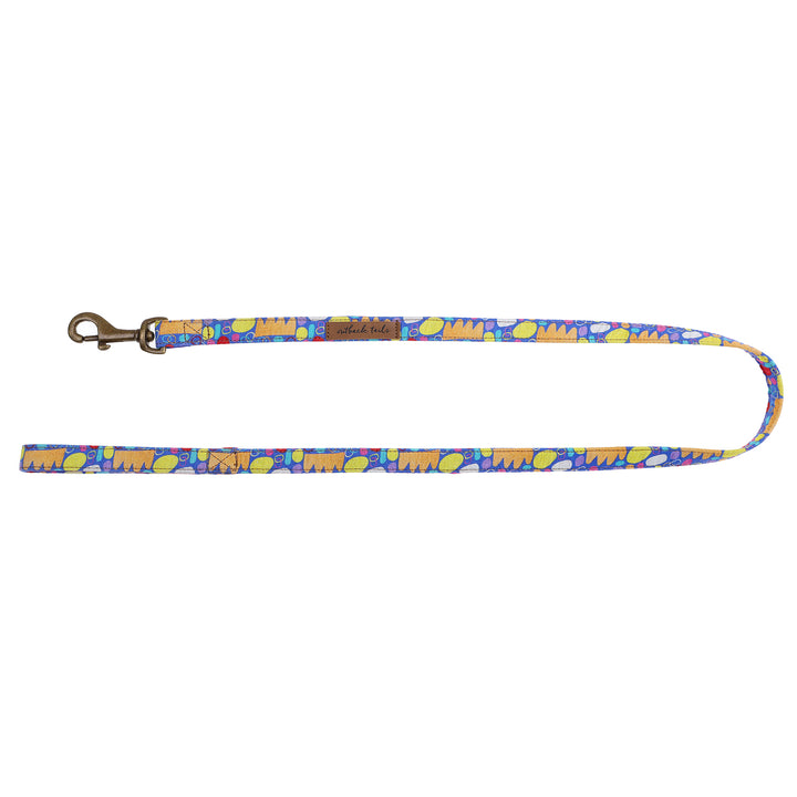 Vegan Canvas Dog Lead - Puli Puli Colour