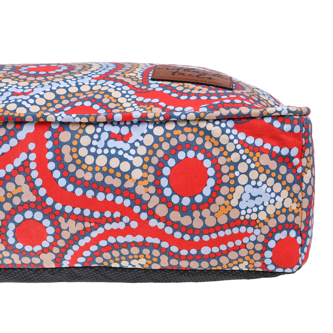 Rectangular Therapeutic Dog Bed - Snake Dreaming