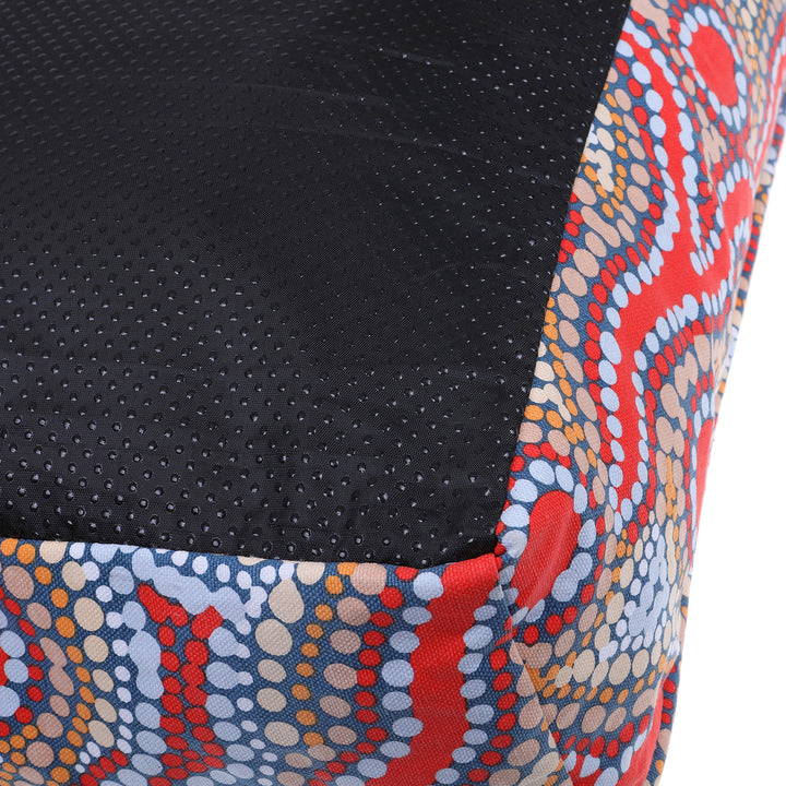 Rectangular Therapeutic Dog Bed - Snake Dreaming