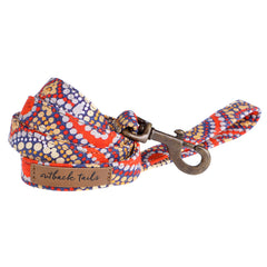Vegan Canvas Dog Lead - Snake Dreaming