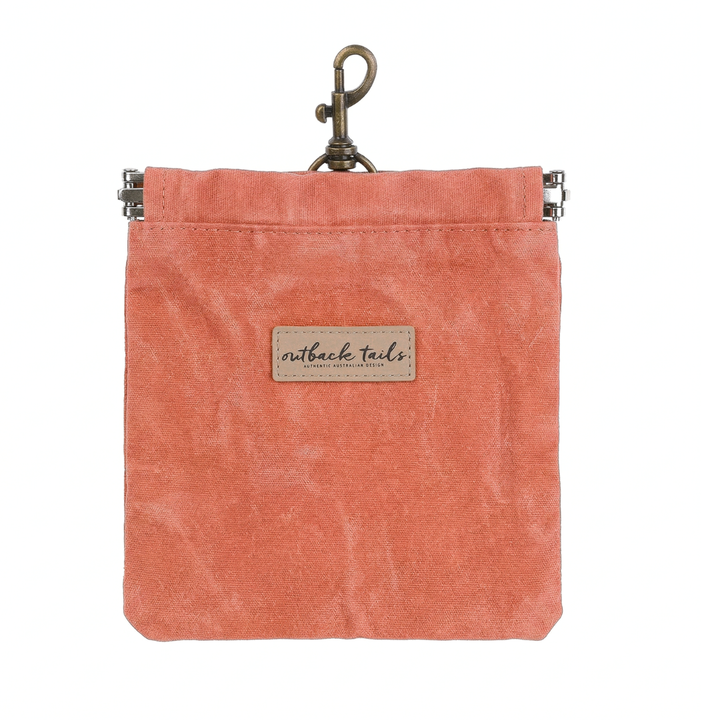 Waxed Canvas Treat Pouch