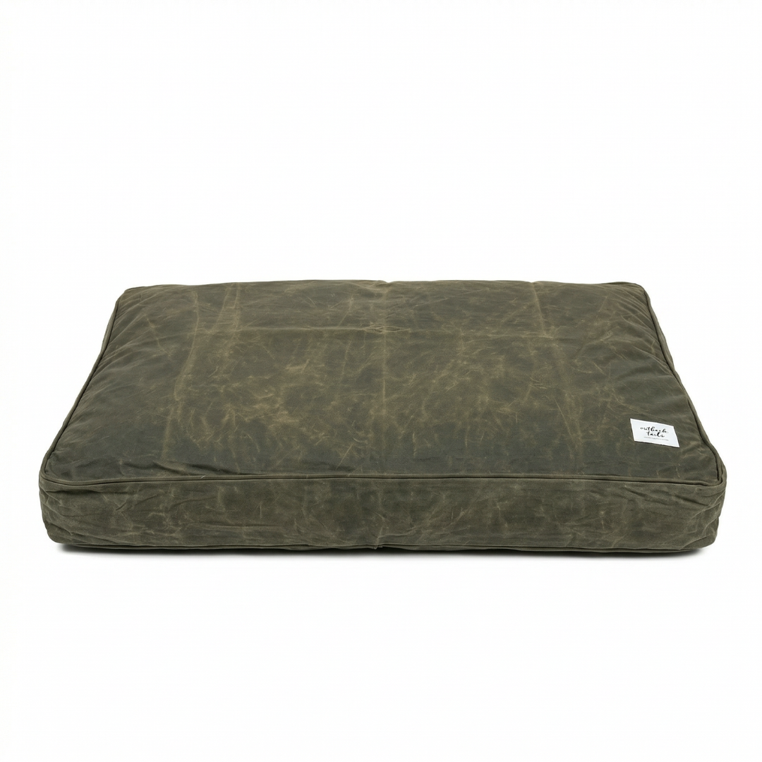 Waxed Canvas Dog Bed