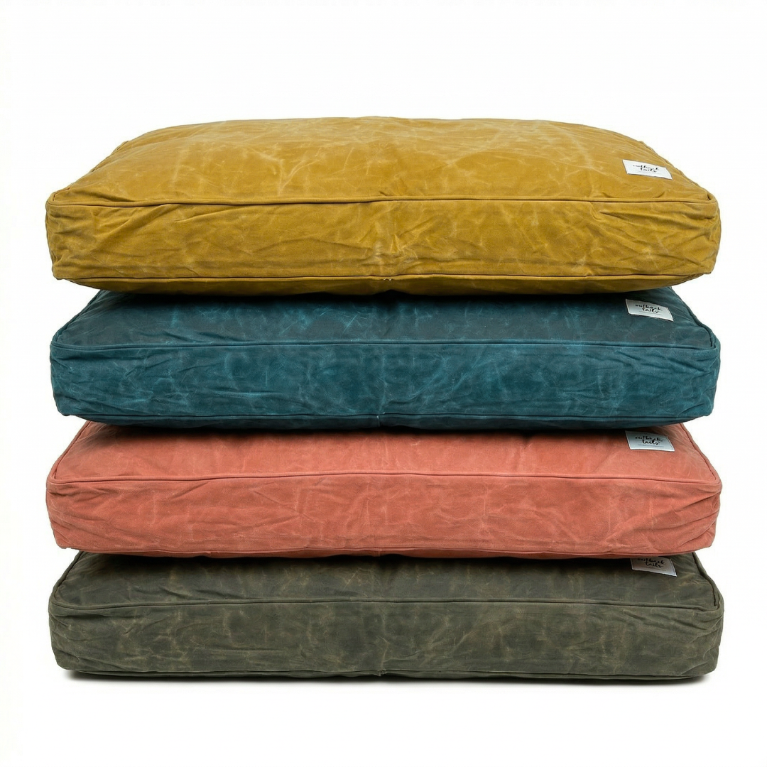 Waxed Canvas Dog Bed
