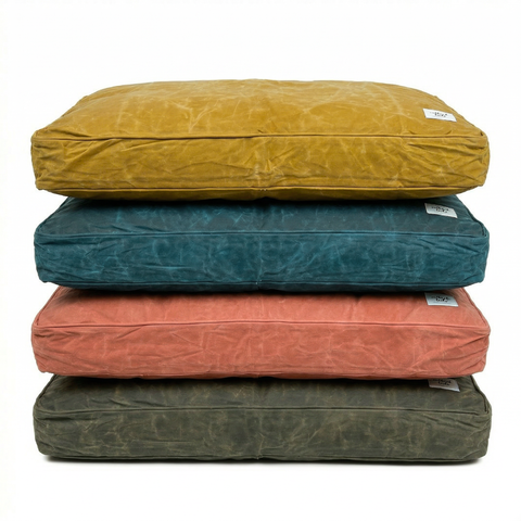 Waxed Canvas Dog Bed