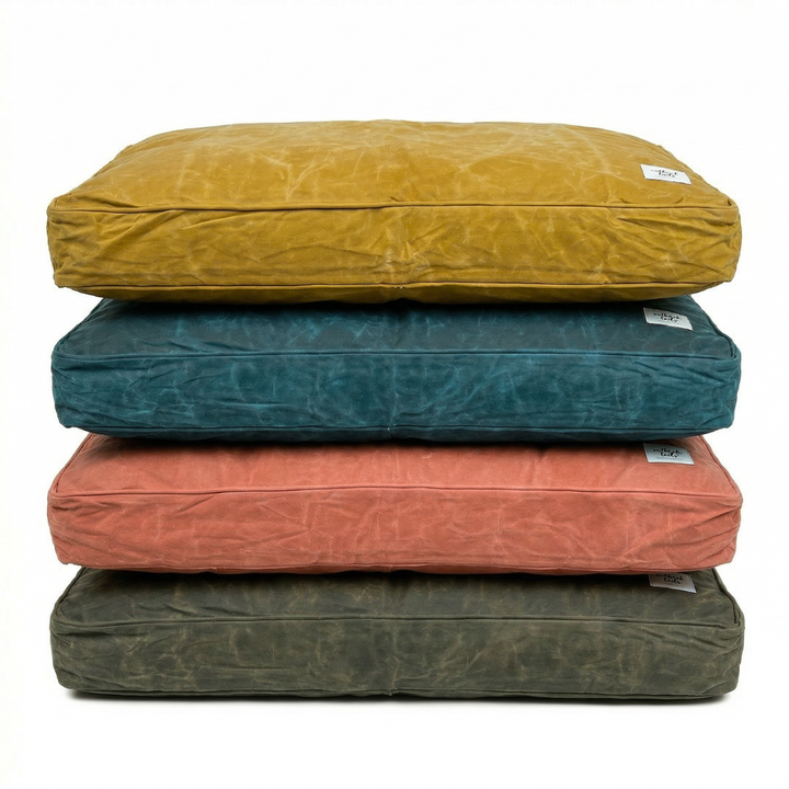 Waxed Canvas Dog Bed