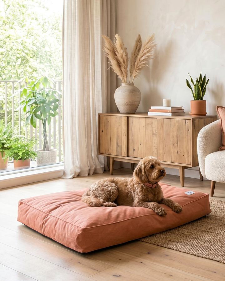 Waxed Canvas Dog Bed