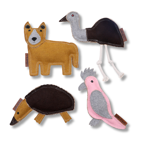 Felt Animal Dog Toy