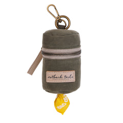 Waxed Canvas Pick-Up Bag Holder - Green