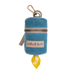 Waxed Canvas Pick-Up Bag Holder - Blue