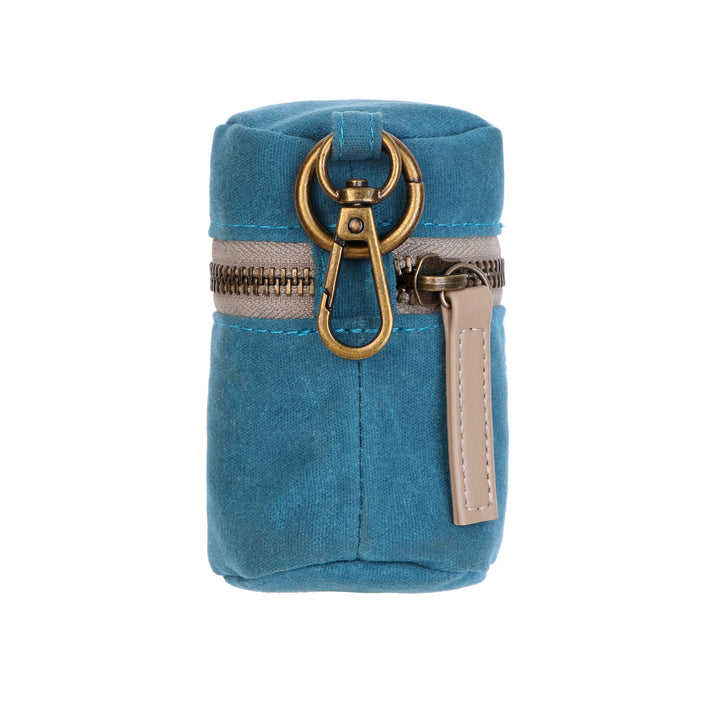 Waxed Canvas Pick-Up Bag Holder - Blue