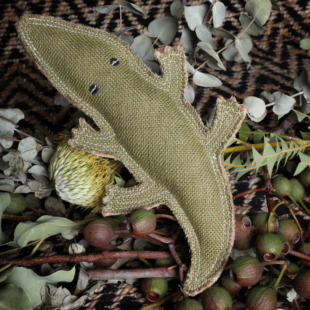 Outback Tails Corey The Croc Jute Chew Toy