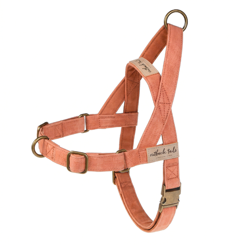 Waxed Canvas Dog Harness
