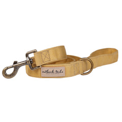 Waxed Canvas Dog Lead - Yellow