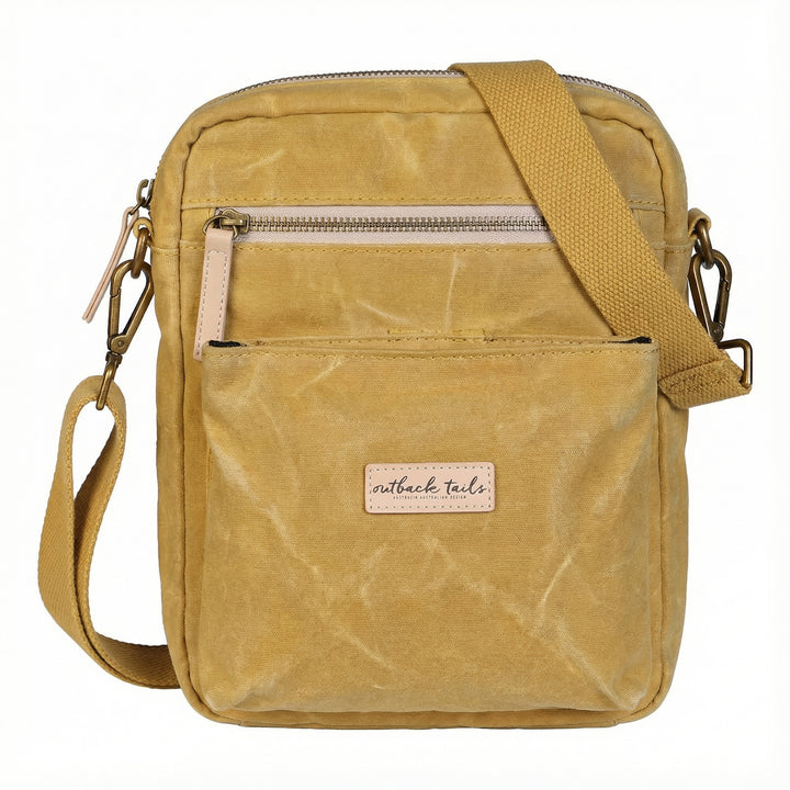 Waxed Canvas Satchel - Yellow