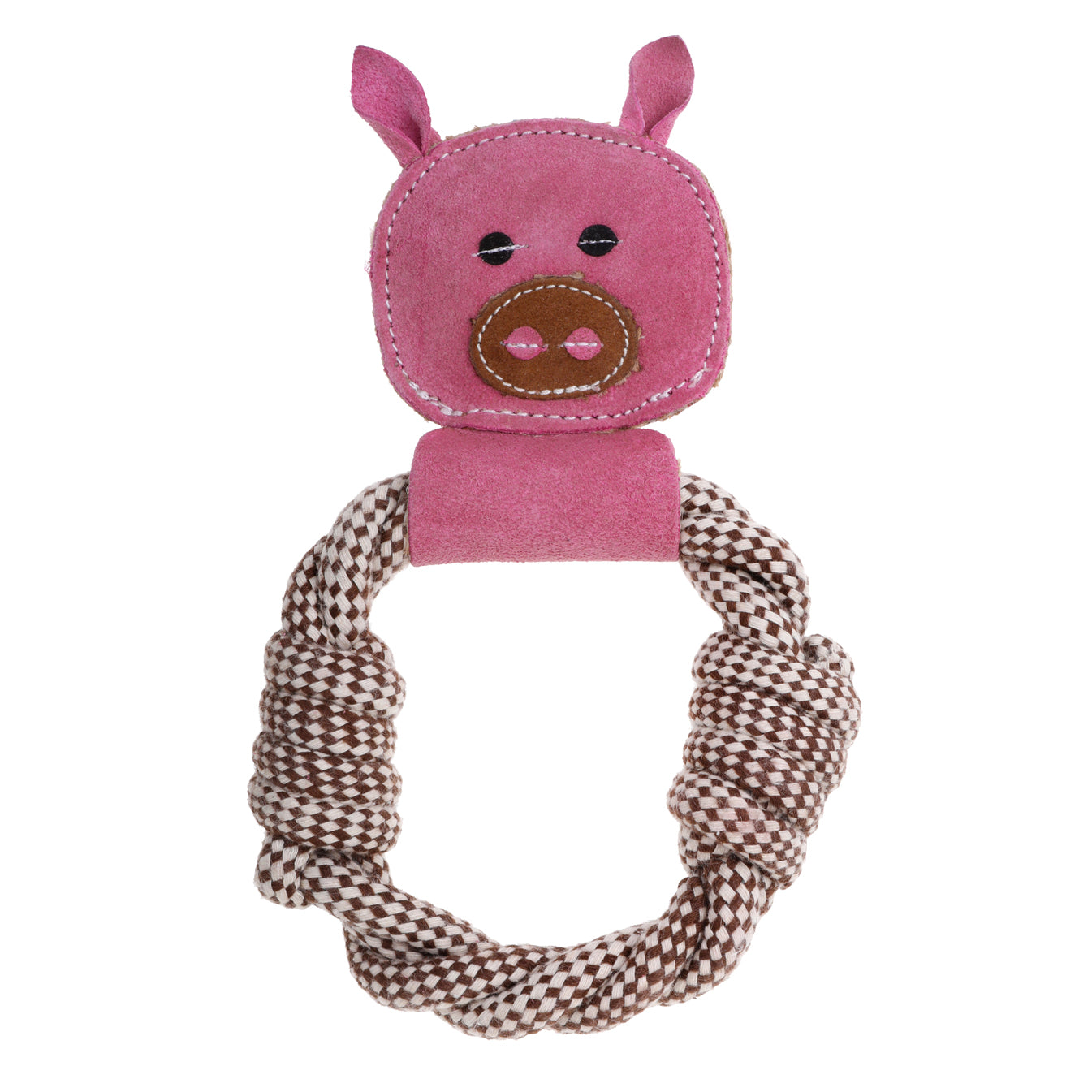 Country Tails Pig Rope Ring