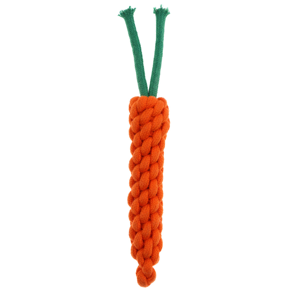 Country Tails Rope Toy - Carrot