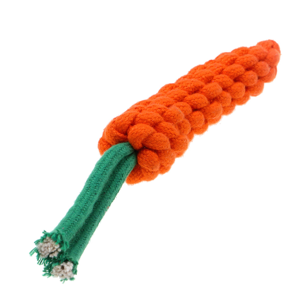 Country Tails Rope Toy - Carrot
