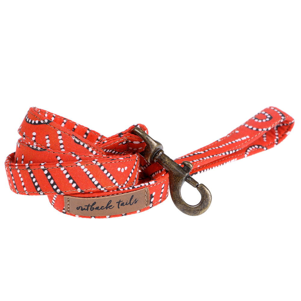Vegan Canvas Dog Lead - Water Dreaming