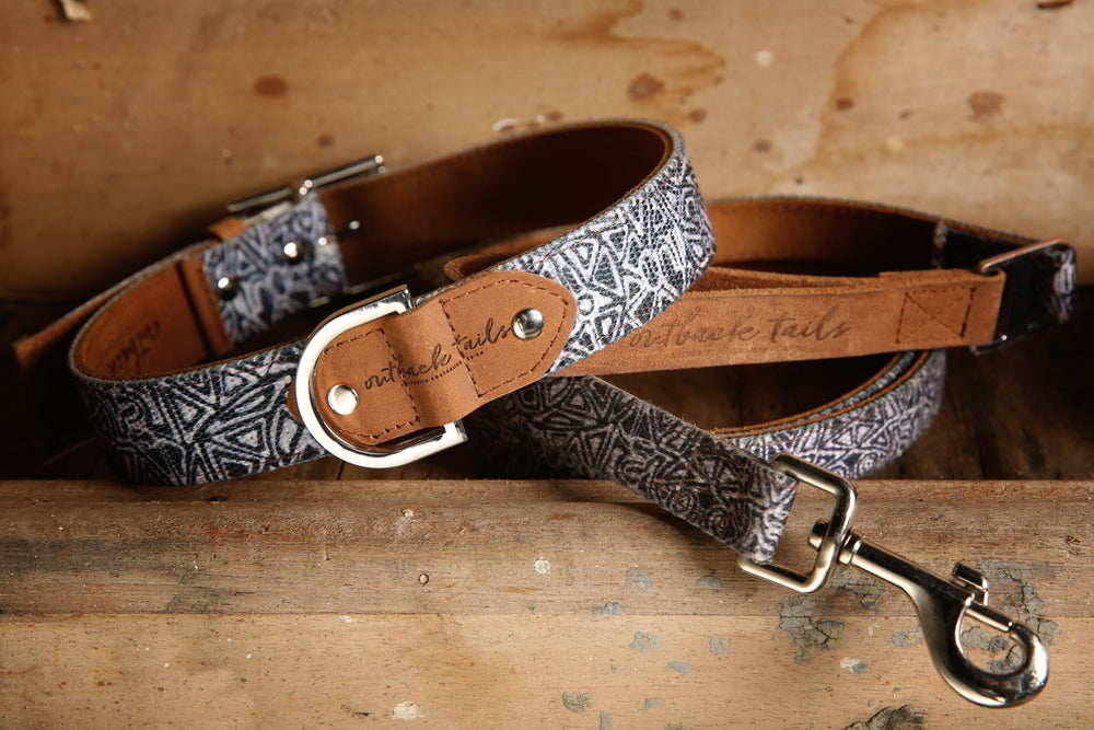 Leather Dog Collar - Mina Mina